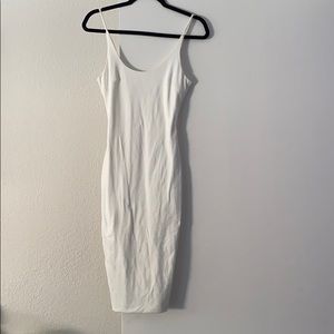 Naked wardrobe White Midi dress